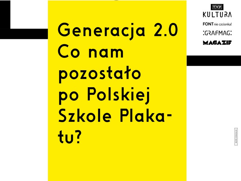 GENERACJA 2.0 Plakat wydarzenia